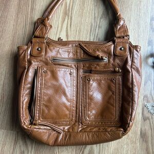 Y2K Classic Tan Women's Shoulder Tote Bag